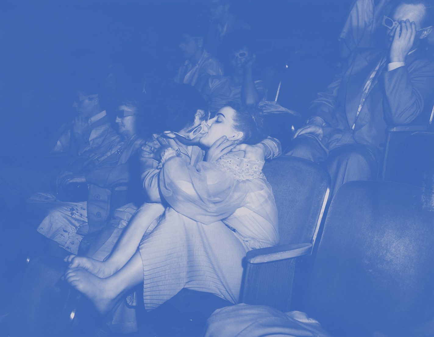 Weegee, Lovers, Palace Theater New York City 1945